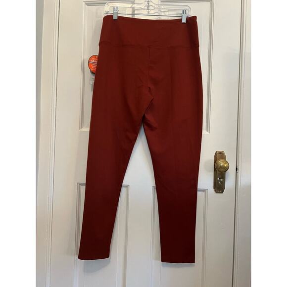 NWT Alexander Jordan Tummy Control Secretly Slimming Leggings Red Women's L - Picture 2 of 13